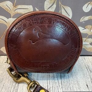 Vintage Dooney & Bourke Big Duck All Weather Leather Coin Purse Wristlet